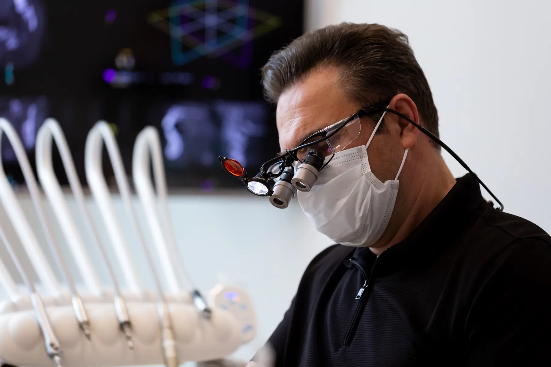 Precision clinical dentistry procedure at Centric Dental, Newport Beach